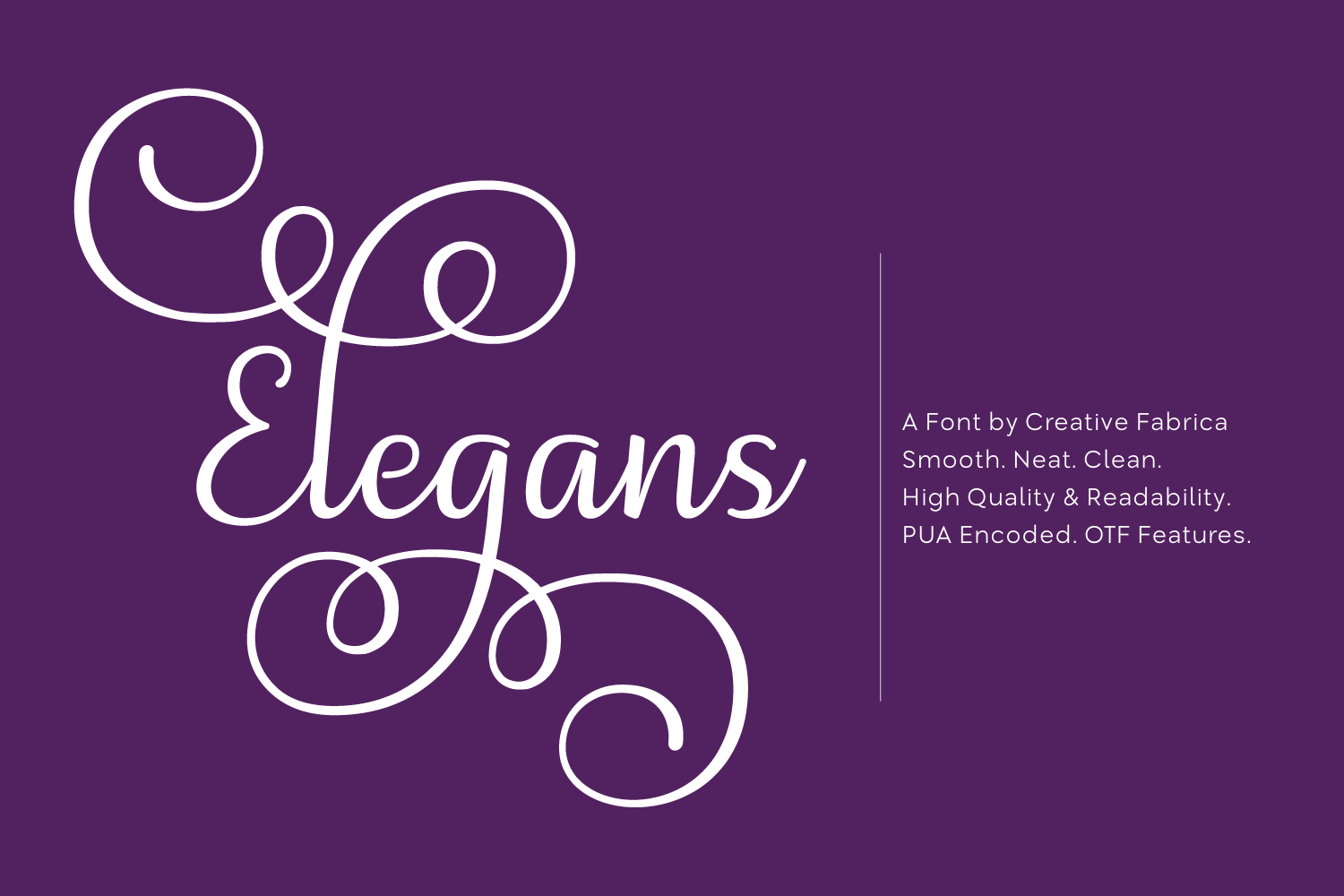 Elegans and Elegans: The Handwritten Script Font That Brings Refined Grace to Every Design