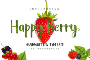 Happy Berry: A Handmade Font That Balances Playfulness with Readability