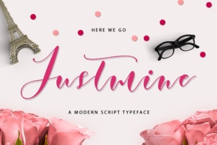 Justmine: A Handwritten Font Built for Feminine Design