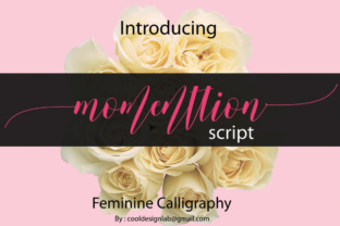 Momenttion: A Modern Script Font That Brings Handcrafted Charm to Any Project