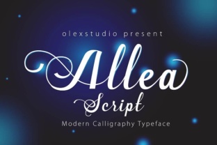 New Allea: A Handwritten Script Font for Modern Branding and Creative Projects