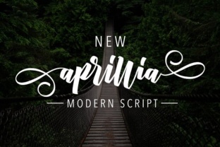 New Aprillia: A Handwritten Script That Brings Projects to Life