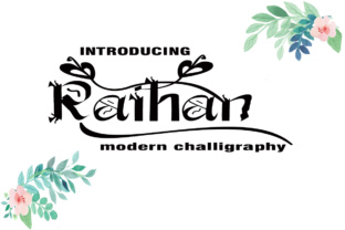 Raihan: A Handcrafted Calligraphy Font for Modern Creators