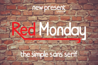 Red Monday: A Clean Sans Serif Font Built for Clarity and Modern Design