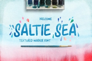 Saltie Sea: A Handcrafted Font for Practical Creative Workflows