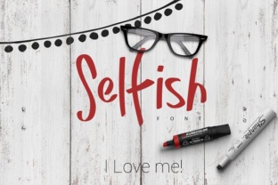 Selfish Font: A Playful Typeface with Practical Design Solutions