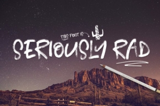 Seriously Rad: A Handcrafted Font That Brings Personality to Your Projects