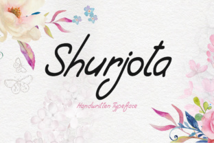 Shurjota: A Handwritten Font for Clean Modern Design