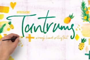 Tantrums: The Handcrafted Font Redefining Visual Storytelling for Modern Creatives