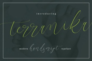 Terranika: An Ultra-Thin Modern Handwritten Font for Thoughtful Design