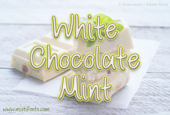 White Chocolate Mint: A Casual Handwriting Font for Real Projects