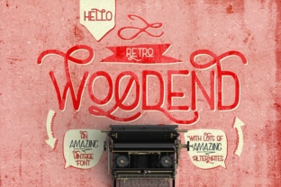 Woodend: A Handcrafted Font with Timeless Appeal